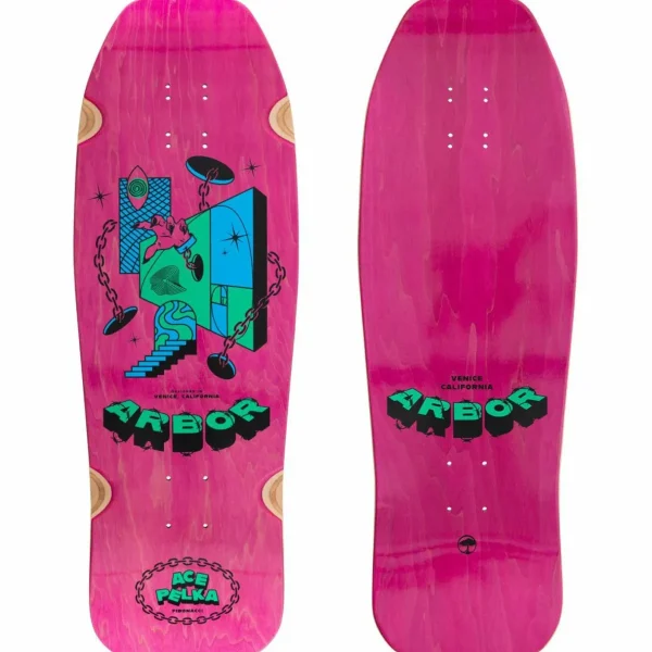 Arbor Ace Pelka Fibonacci 10.0 Skateboard Deck