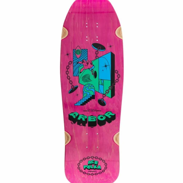 Arbor Ace Pelka Fibonacci 10.0 Skateboard Deck