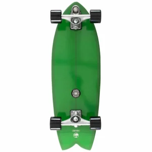 Arbor C7 Surfskate Black Rose MFG Cruiser Skateboard Complete