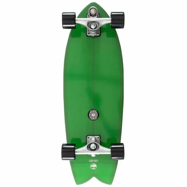 Arbor C7 Surfskate Black Rose MFG Cruiser Skateboard Complete