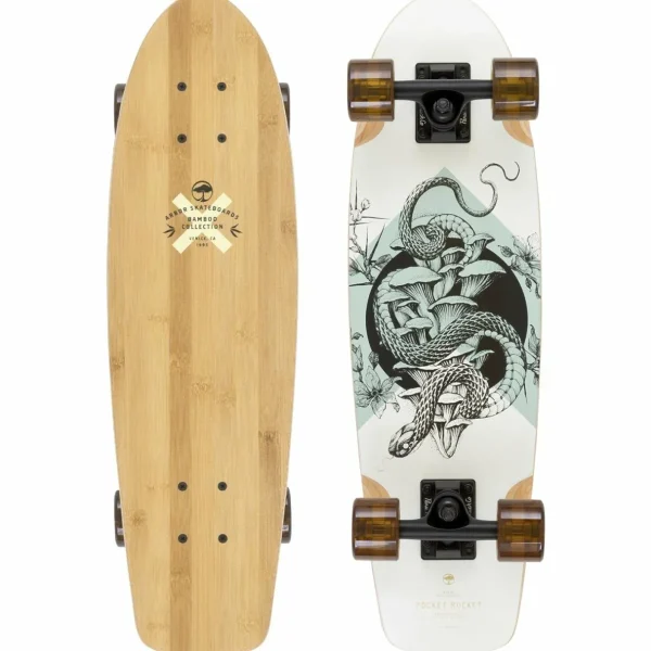 Arbor Pocket Rocket Bamboo Cruiser Skateboard Complete
