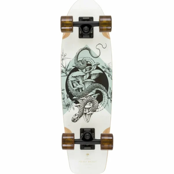 Arbor Pocket Rocket Bamboo Cruiser Skateboard Complete