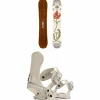 Arbor Swoon Rocker Snowboard + Sequoia Snowboard Bindings - Women's 2025