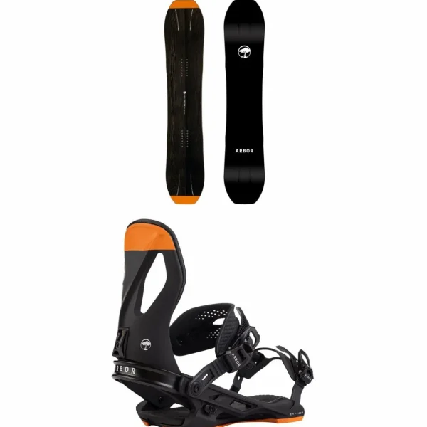 Arbor Terra Twin Snowboard + Cypress Snowboard Bindings 2025
