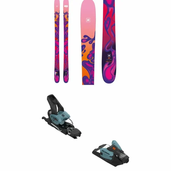 Armada ARW 88 Skis - Women's + Salomon Strive 12 GW Ski Bindings