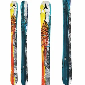 Kids Atomic Bent Chetler Mini Skis + Colt 7 GW Ski Bindings + K2 Reverb Ski Boots + evo Lil Send'r Adjustable Ski Poles + evo Sessel Helmet + Goggle Combo - Kids'