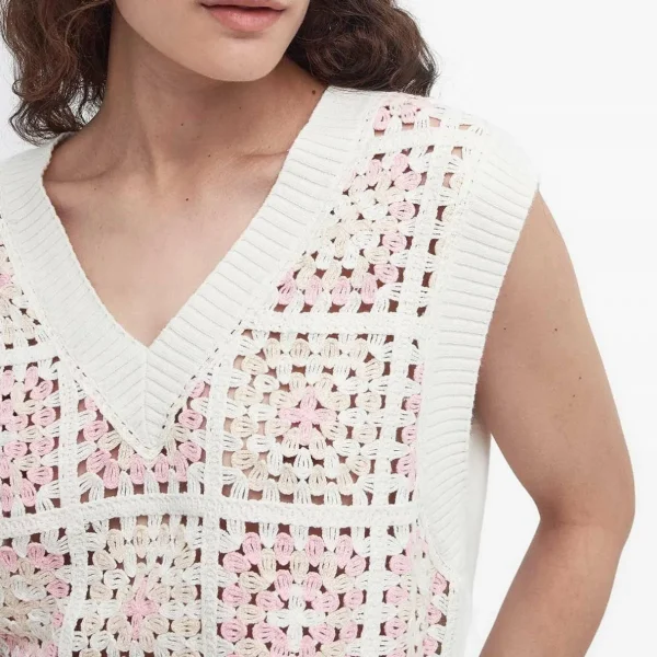 Women Barbour Falmouth Sleeveless Knitted Jumper Vest - Women's
