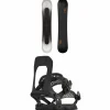 Bataleon Evil Twin+ Snowboard + Atom Snowboard Bindings 2025