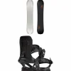 Bataleon Push Up+ Snowboard + Donna Asymwrap Snowboard Bindings - Women's 2025