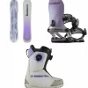 Bataleon Push Up Snowboard + Etna Snowboard Bindings + Mosh BOA Snowboard Boots - Women's 2025