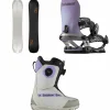 Bataleon Push Up+ Snowboard + Etna Snowboard Bindings + Mosh BOA Snowboard Boots - Women's 2025