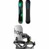 Bataleon Thunderstorm Snowboard + Blaster Asymwrap Snowboard Bindings 2025