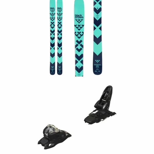 Black Crows Atris Birdie Skis - Women's + Marker Squire 11 Ski Bindings 2024