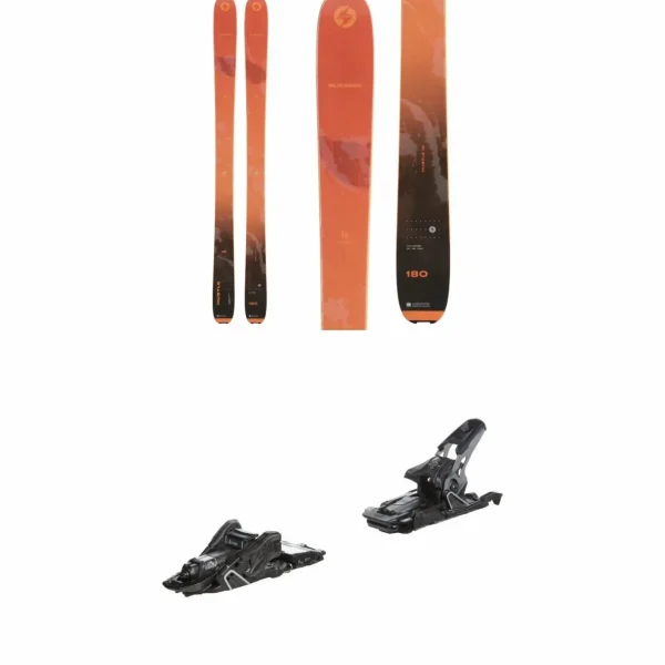 Blizzard Hustle 10 Skis + Salomon S/Lab Shift MNC 13 Alpine Touring Ski Bindings