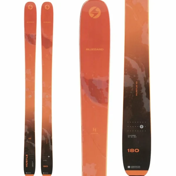 Blizzard Hustle 10 Skis + Salomon S/Lab Shift MNC 13 Alpine Touring Ski Bindings