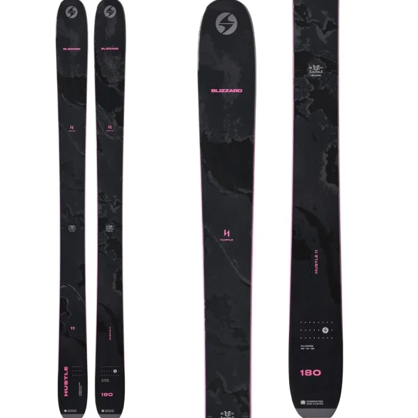 Blizzard Hustle 11 Skis + Salomon S/Lab Shift MNC 13 Alpine Touring Ski Bindings