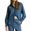 Women Brixton Bowery Boyfriend Overshirt - Women's
