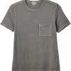 Women Brixton Carefree Organic Garmet Dye Perfect Pocket T-Shirt - Women's