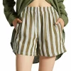 Women Brixton Mykonos Stripe Boxer Shorts - Women's