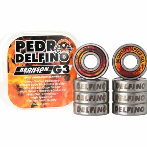 Bronson Speed Co. G3 Pedro Delfino Pro Skateboard Bearings