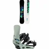 Burton Custom Flying V Snowboard + Cartel X Snowboard Bindings 2025