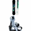 Burton Custom Flying V Snowboard + Nidecker Supermatic Snowboard Bindings 2025
