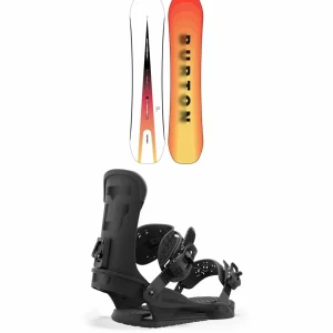 Kids Burton Custom Smalls Snowboard + Union Cadet Pro Snowboard Bindings - Kids'