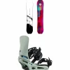 Burton Family Tree Gril Master Snowboard + Cartel X Snowboard Bindings 2025