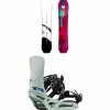 Burton Family Tree Gril Master Snowboard + Cartel X EST Snowboard Bindings 2025