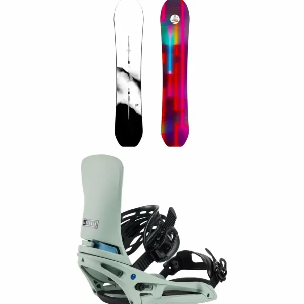 Burton Family Tree Gril Master Snowboard + Cartel X EST Snowboard Bindings 2025