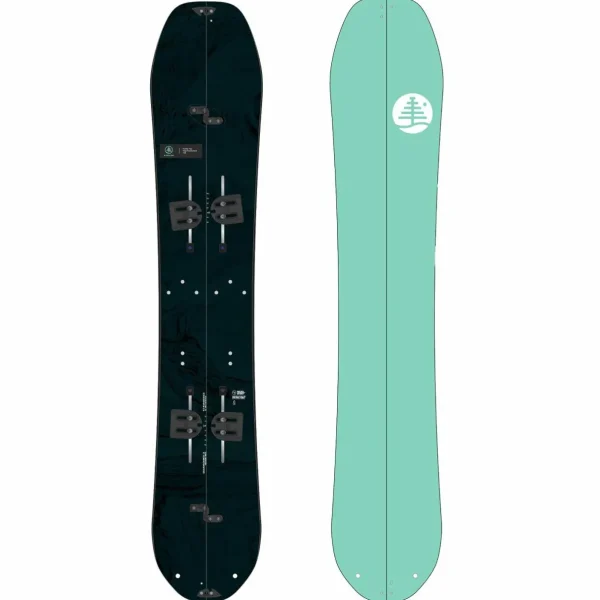Burton Family Tree High Fidelity Splitboard + Hitchhiker Splitboard Bindings  + Spark R&D Summit Skins Splitboard Skins 2025