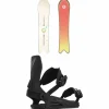 Burton Family Tree Short Stop Snowboard + C-6 Snowboard Bindings 2024