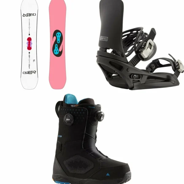Burton Free Thinker Snowboard + Cartel EST Snowboard Bindings + Photon Boa Snowboard Boots 2025