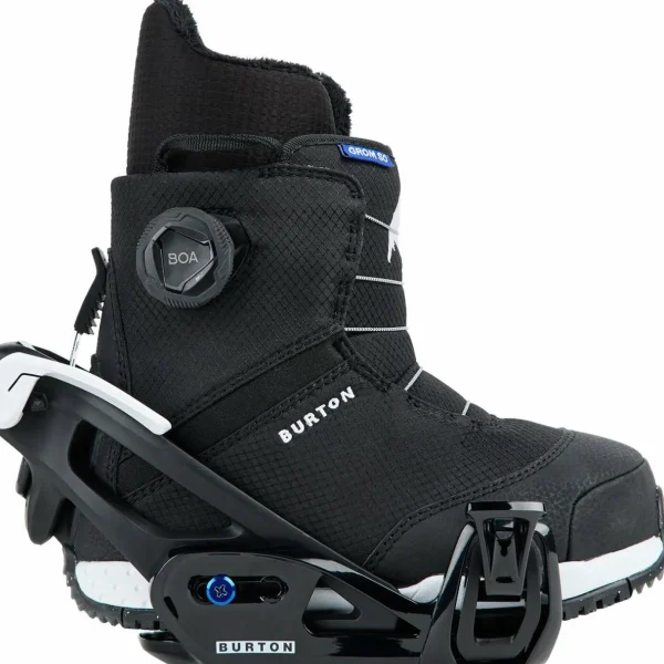 Kids Burton Grom Snowboard + Step On Grom Snowboard Bindings + Grom Step On Snowboard Boots - Kids 2025