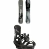 Burton Instigator Flat Top Snowboard + Mission Snowboard Bindings 2025