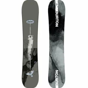 Burton Instigator Flat Top Snowboard + Mission Snowboard Bindings 2025