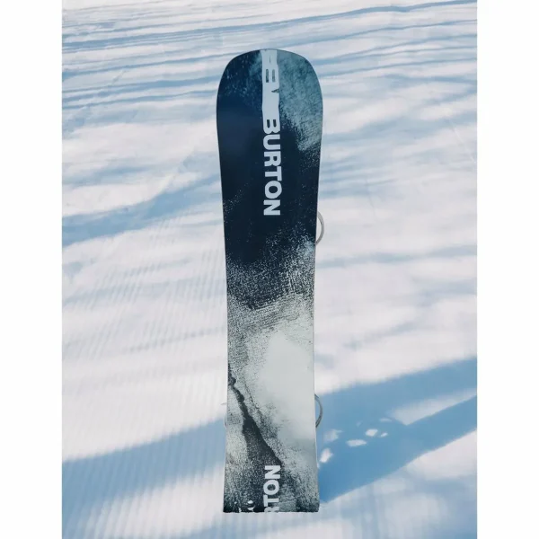 Burton Instigator Flat Top Snowboard + Mission Snowboard Bindings 2025