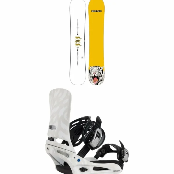 Burton Process Snowboard + Cartel Snowboard Bindings 2025