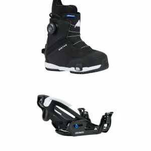 Kids Burton Step On Grom Snowboard Boots + Step On Grom Snowboard Bindings - Kids' 2025