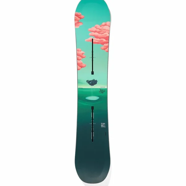 Burton Yeasayer Flying V Snowboard + Nidecker Supermatic Snowboard Bindings - Women's 2025
