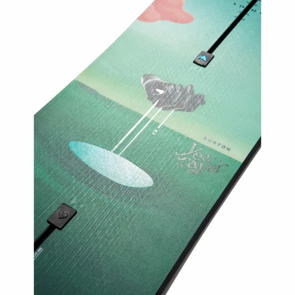 Burton Yeasayer Flying V Snowboard + Nidecker Supermatic Snowboard Bindings - Women's 2025
