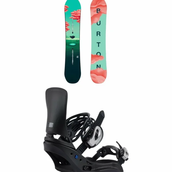 Burton Yeasayer Snowboard + Lexa EST Snowboard Bindings - Women's 2025