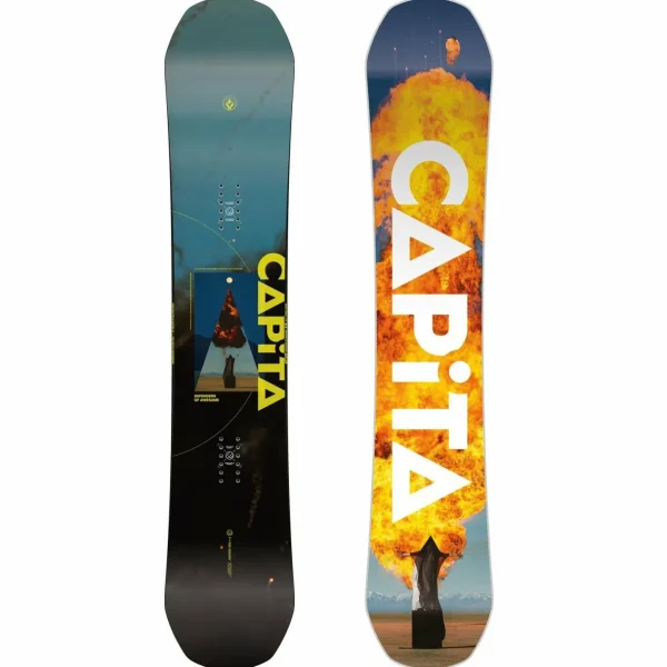 CAPiTA Defenders Of Awesome Snowboard + Union Ultra Snowboard Bindings 2025