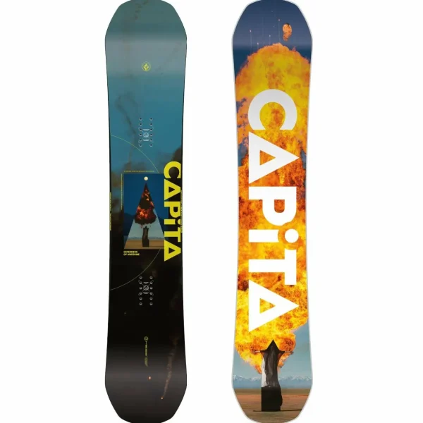 CAPiTA Defenders Of Awesome Snowboard + Union Ultra Snowboard Bindings 2025