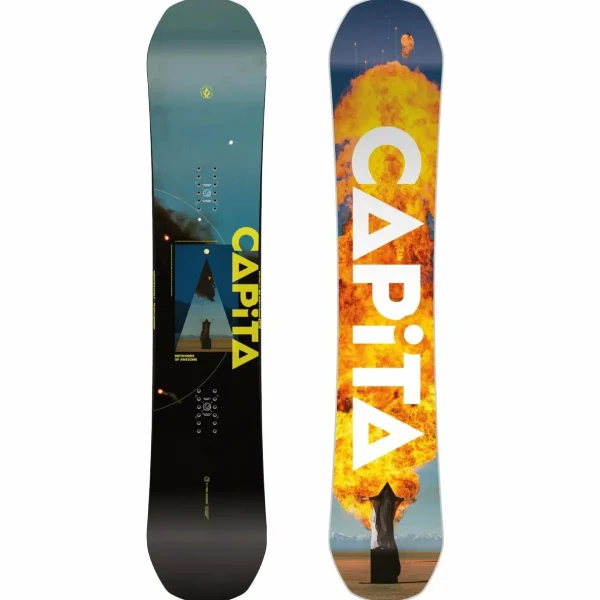 CAPiTA Defenders Of Awesome Snowboard + Union Ultra Snowboard Bindings 2025