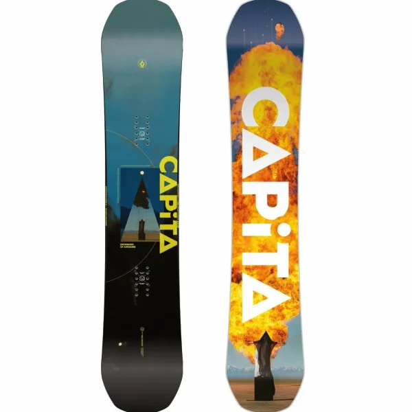 CAPiTA Defenders Of Awesome Snowboard + Union Ultra Snowboard Bindings 2025