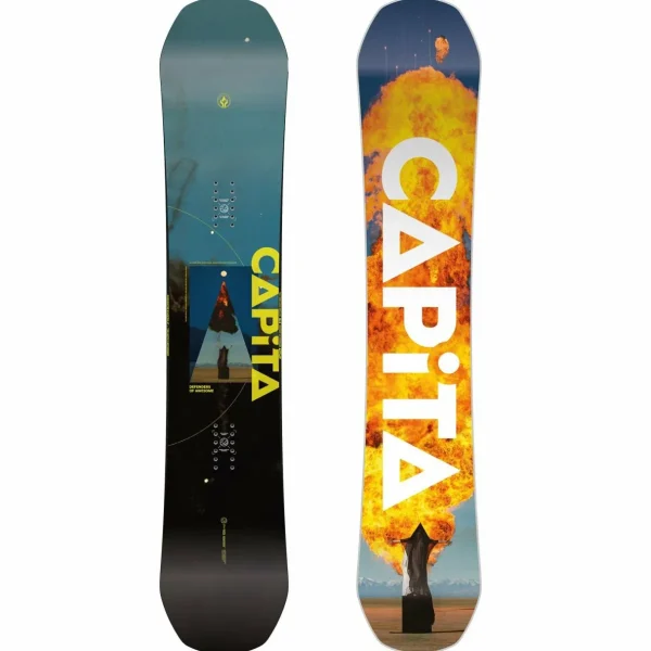 CAPiTA Defenders Of Awesome Snowboard + Union Ultra Snowboard Bindings 2025