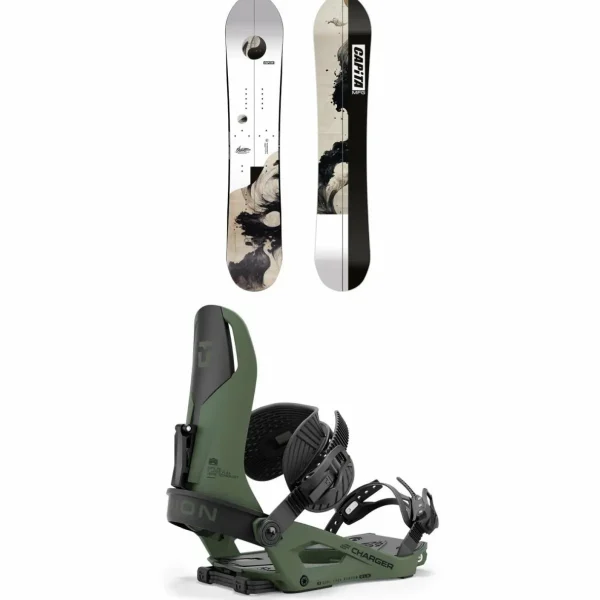 CAPiTA Navigator Splitboard + Union Expedition Skins + Charger Splitboard Bindings 2025