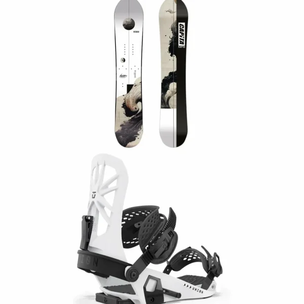 CAPiTA Navigator Splitboard + Union Expedition Skins 2025 + Explorer Splitboard Bindings 2025
