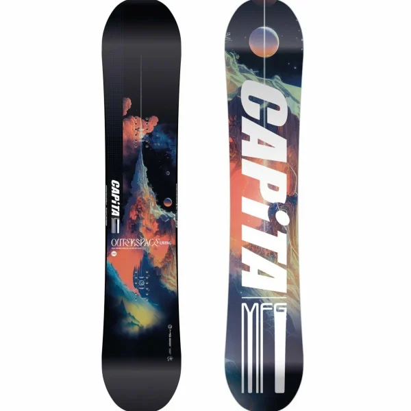 CAPiTA Outerspace Living Snowboard + Union STR Snowboard Bindings 2025